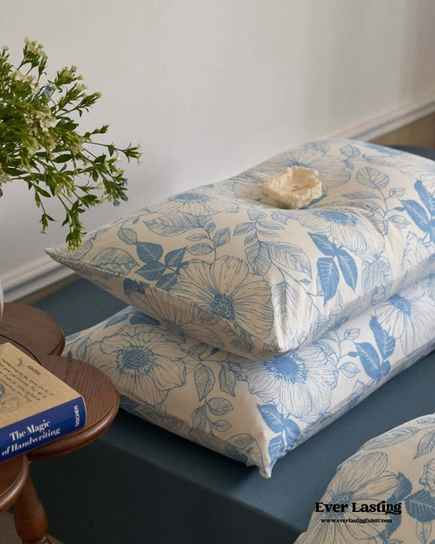 Adèle French Countryside Bedding Set / Blue