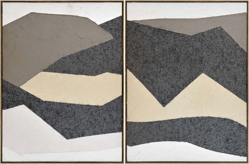 Soft White Modern Framed Wall Art for modern gallery walls