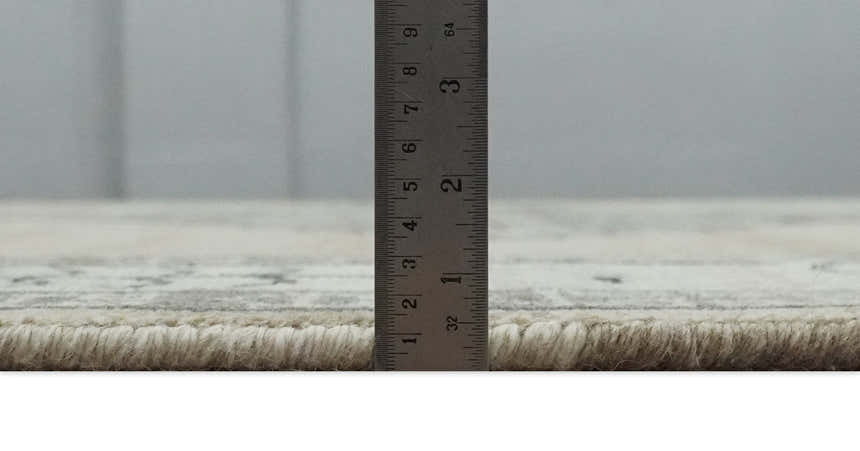 All Natural Wool Hand Knotted Gray , Beige and Ivory Traditional Heriz Serapi Multi Size wool Area Rug, Kids, Living Room and Bedroom Rug