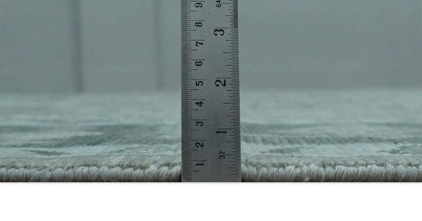 Antique Hand Knotted Beige, Charcoal and Silver Traditional Oushak wool Area Rug