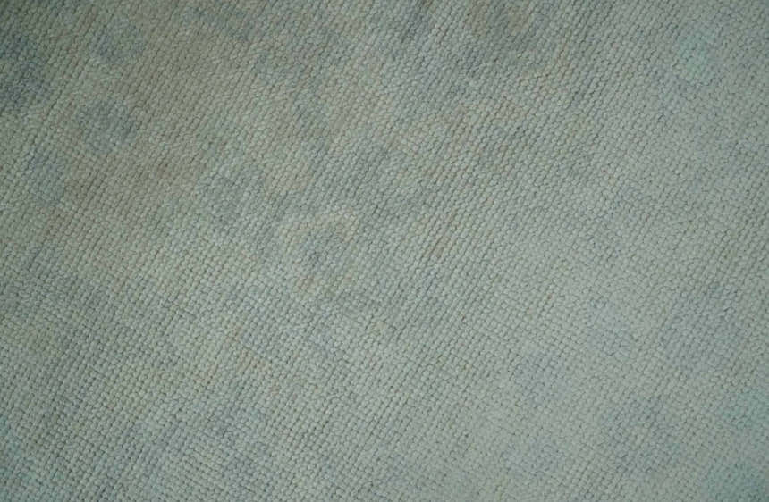 Antique look Beige and Gray Hand Knotted Oriental Oushak 8x10 wool Area Rug