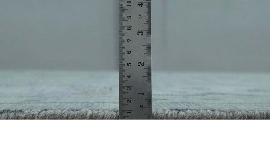 Antique style Gray and Silver Hand Knotted Multi Size Oushak Wool Area Rug