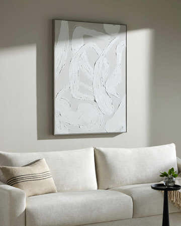 Rich Dark Gray Modern Framed Wall Art for modern gallery walls