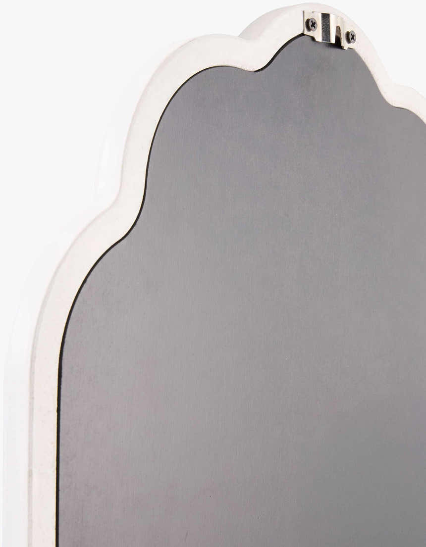 Xugeo White Wood Mirror