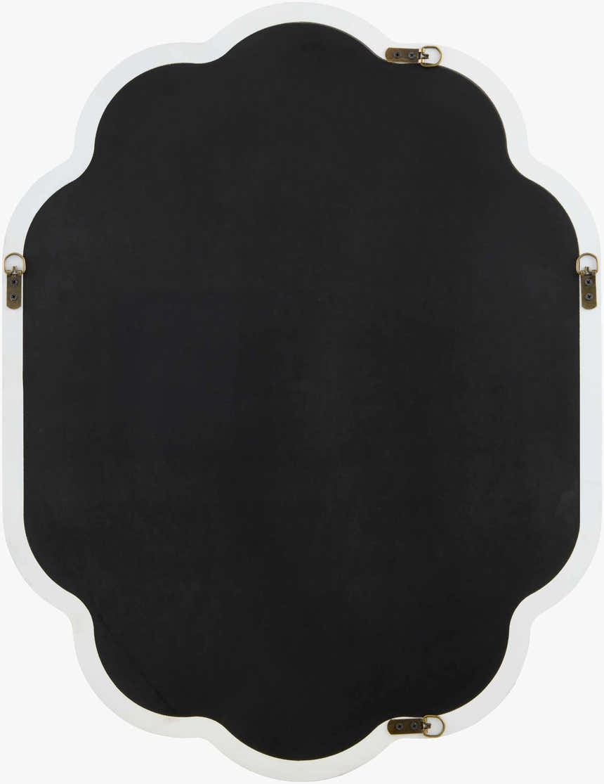 Xugeo White Wood Mirror