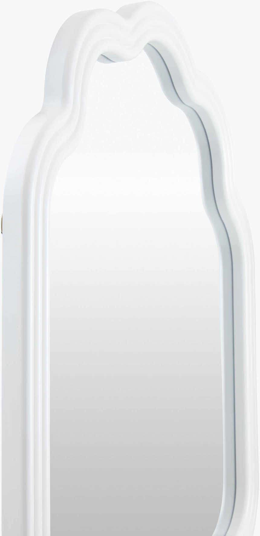 Xugeo White Wood Mirror