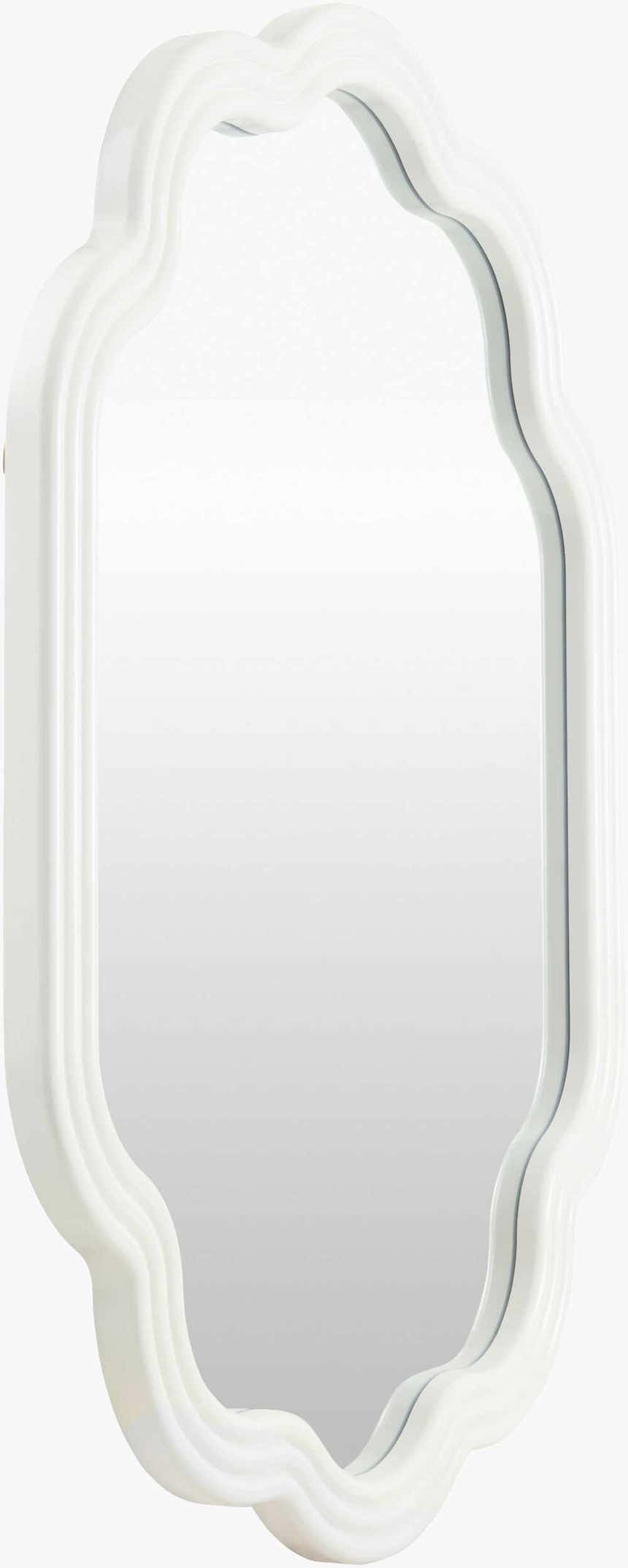 Xugeo White Wood Mirror