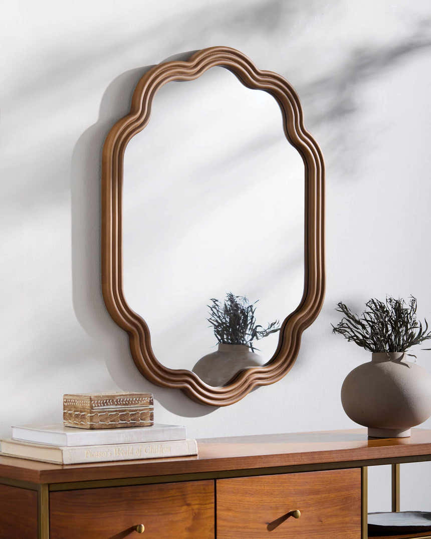 Vidao Camel Wood Mirror