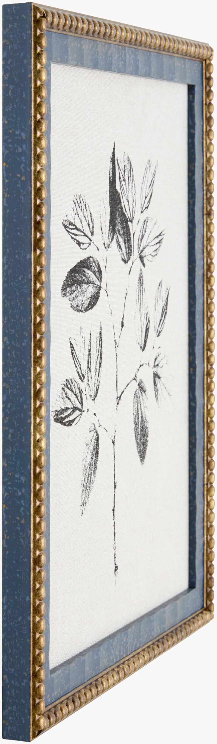 Aqua Blue Rustic Framed Wall Art for modern gallery walls