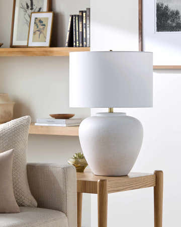 Kizilyurt White Table Lamp