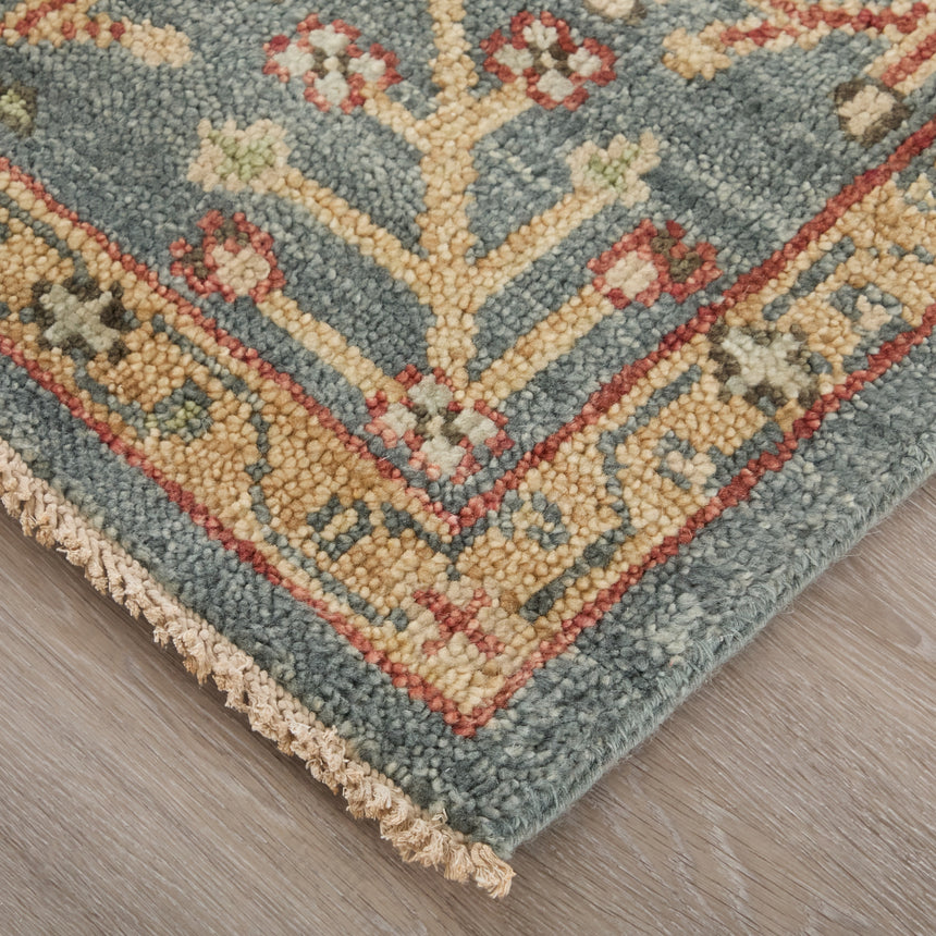 Feizy Carrington Traditional Oriental - Blue/Red/Gold Area Rug