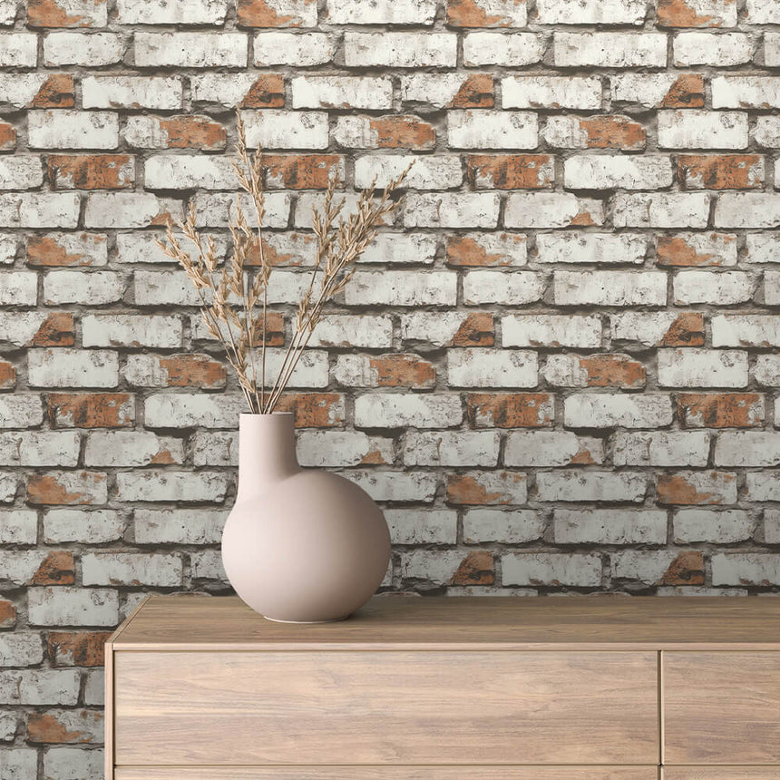 Urban Loft Whitewashed Brick