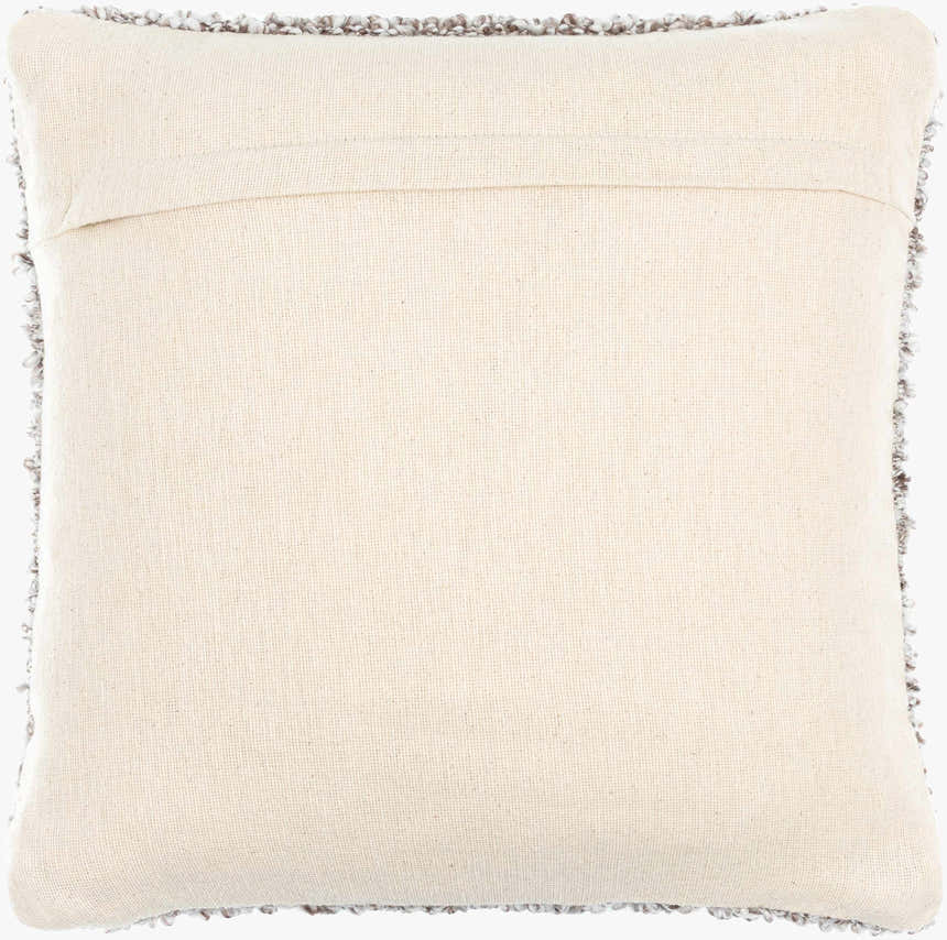 Branor Medium Brown Channeled Texture Modern Polyester Accent Pillow - Clearance