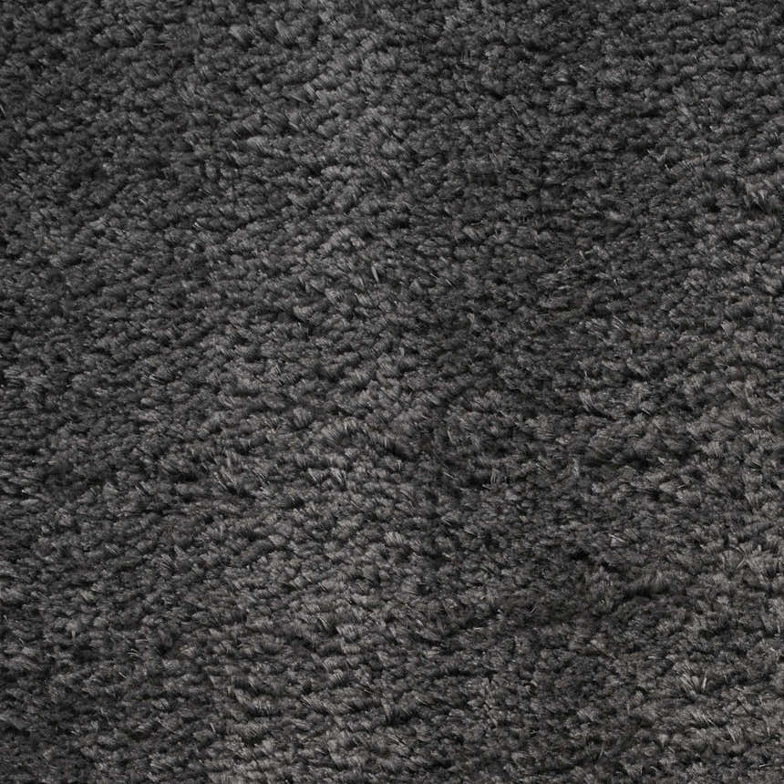 Close-up of the plush texture of the Nourison Dreamy Shag Grey shag rug.