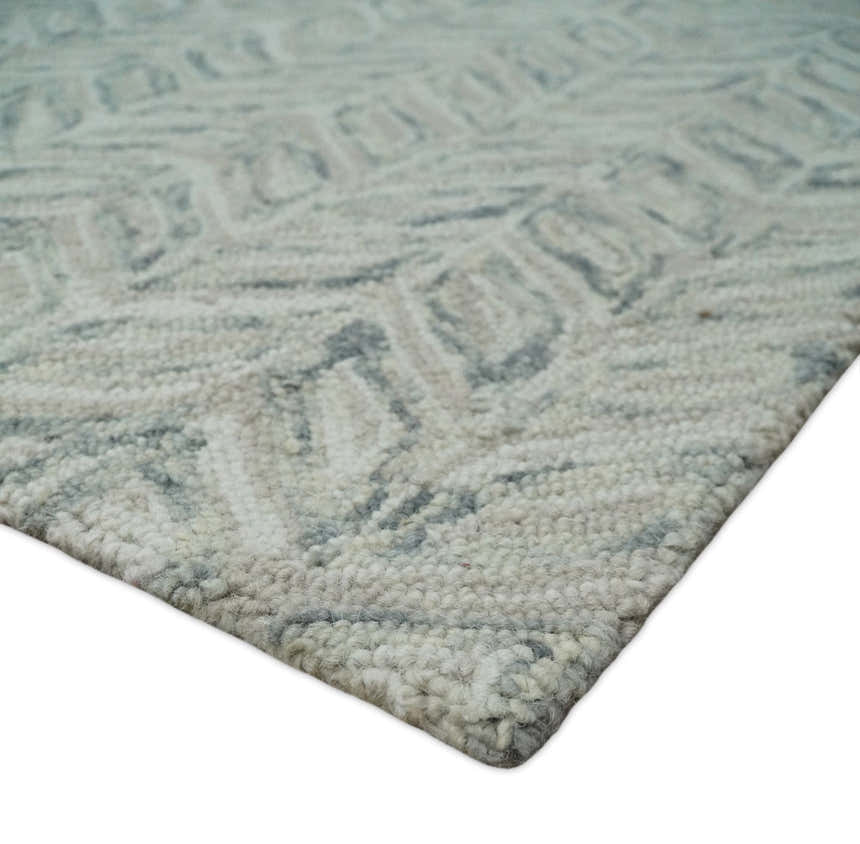 Custom Made Hand Tufted Modern Scandinavian Wool Rug