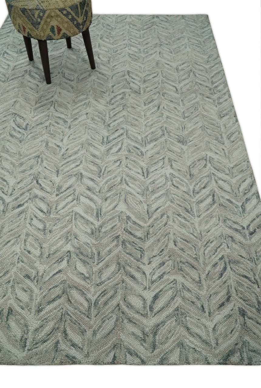 Custom Made Hand Tufted Modern Scandinavian Wool Rug
