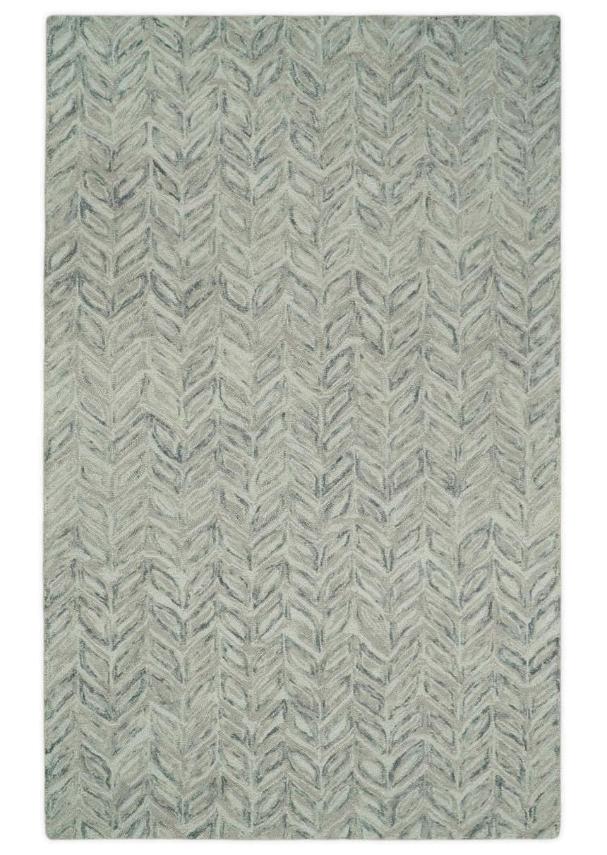 Custom Made Hand Tufted Modern Scandinavian Wool Rug