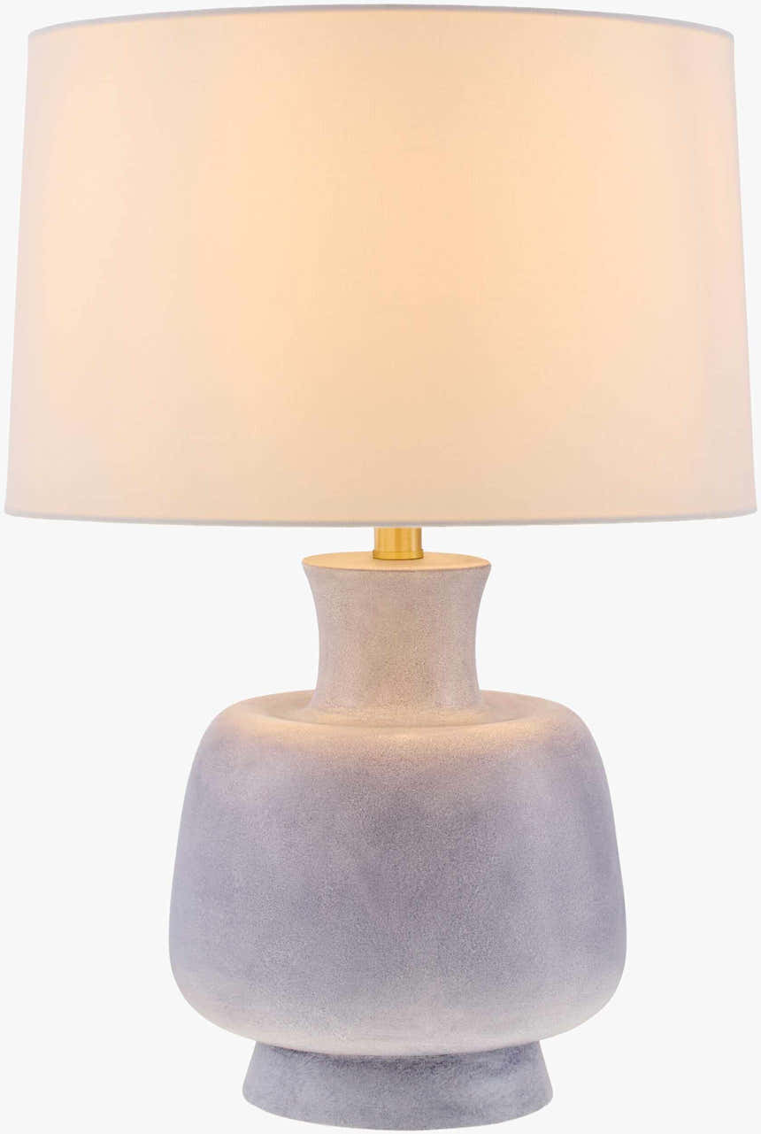Gifflenga Textured Blue Resin Table Lamp