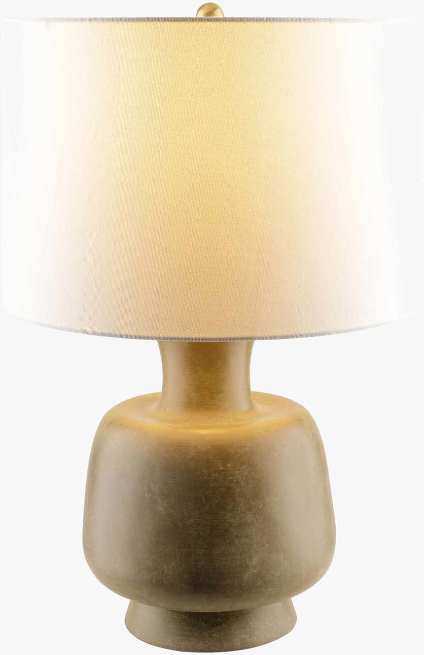 Gifflenga Textured Gray Resin Table Lamp