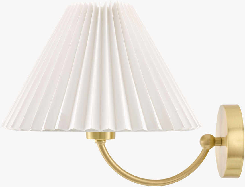 Soft Light Gray Traditional Wall Sconce with linen details for hallway or bedroom lighting
