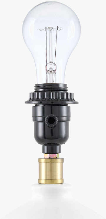 Matting Modern Table Lamp with global details for bedside or console tables