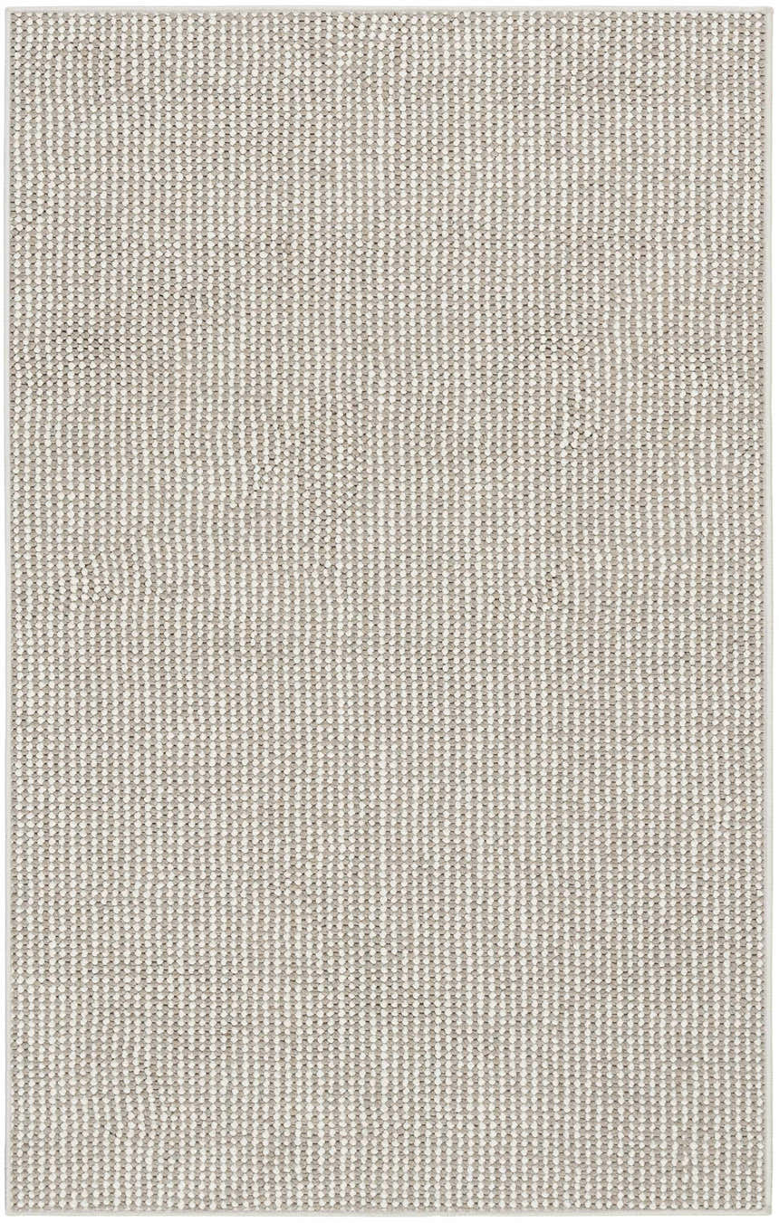 Close-up of Nourison Natural Texture Ivory Mocha rug, showing textured weave and neutral color palette.