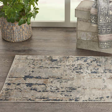 Nourison Quarry Beige Grey Modern Indoor Area Rug