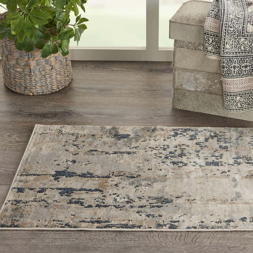 Nourison Quarry Beige Grey Modern Indoor Area Rug