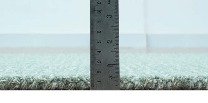 Cam Custom Made Modern Style Teal Hand Tufted Wool Rug