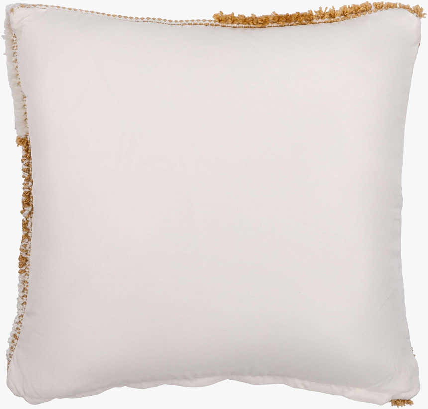 Rudex Ivory Geometric Diamond Rustic Polyester Accent Pillow - Clearance