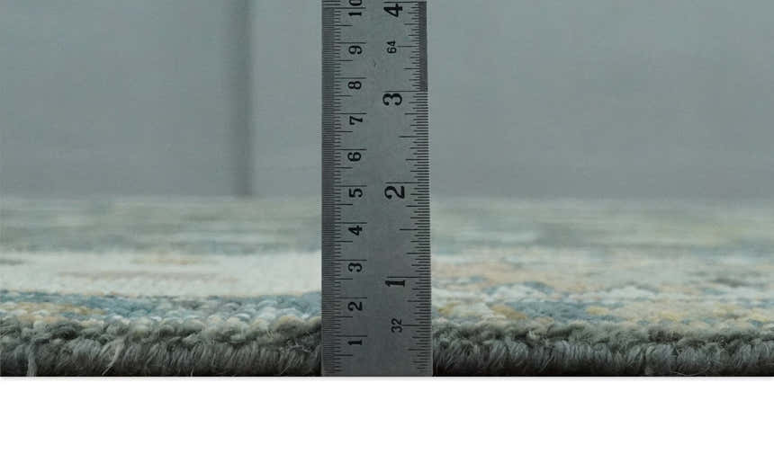 Charcoal and Ivory Hand Knotted Traditional Oushak Custom Made Wool Area Rug