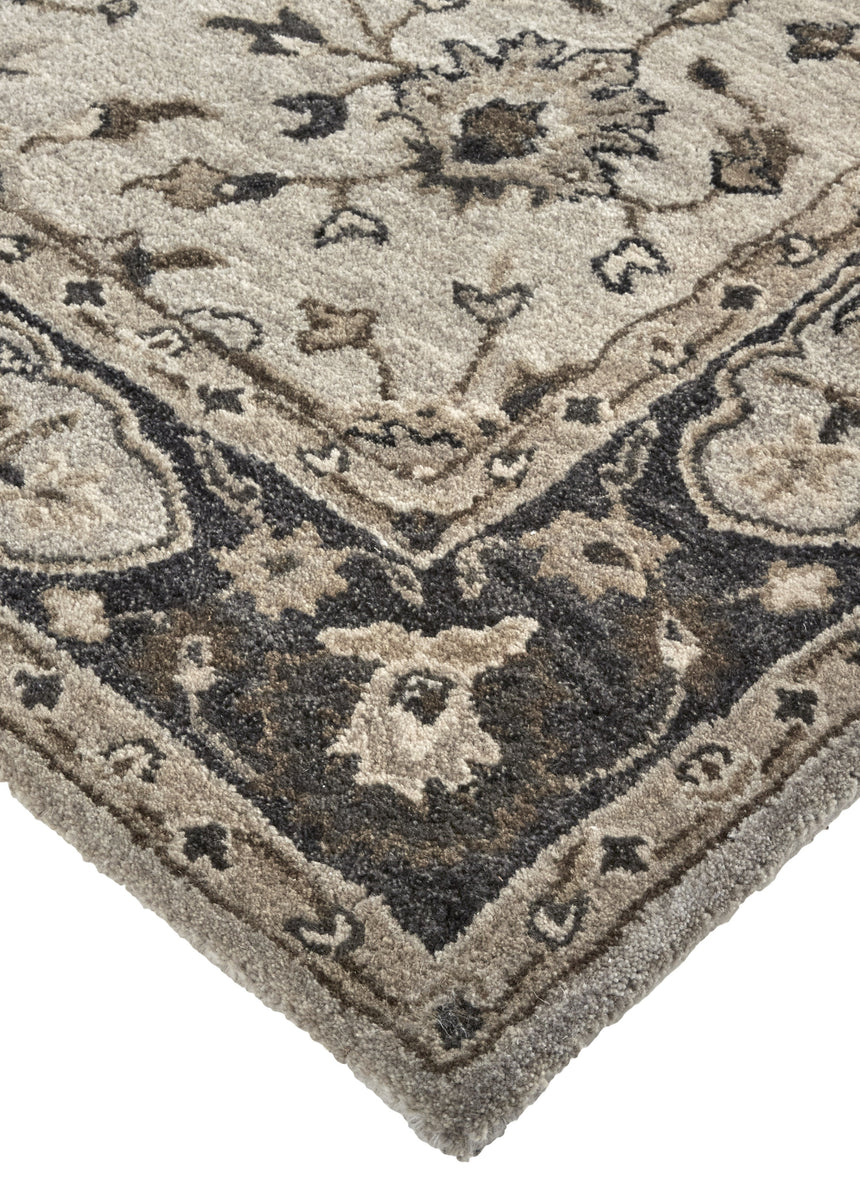 Feizy Eaton Traditional Oriental - Gray/Ivory/Taupe Area Rug