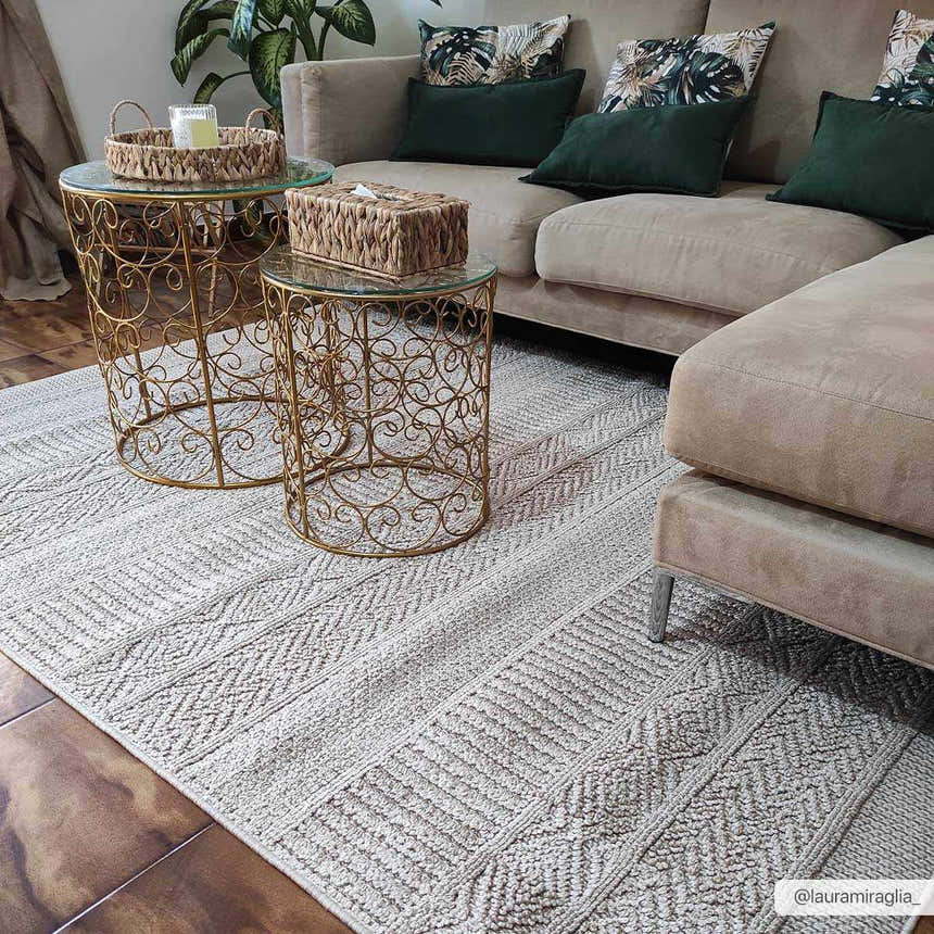 Sample Corom Beige Area Rug - Clearance