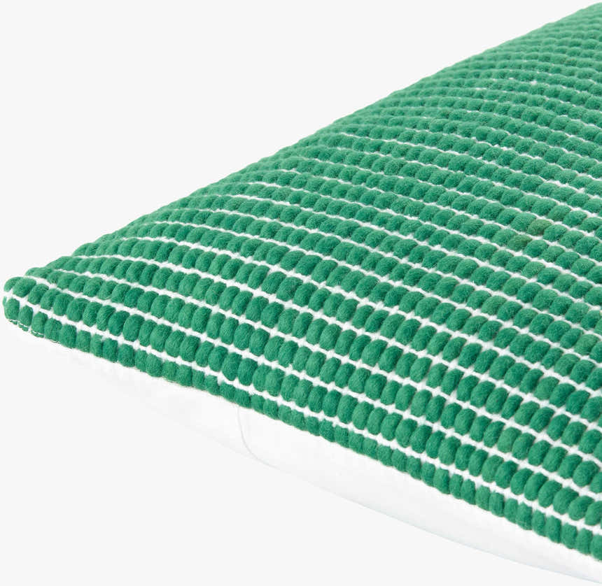 Trory Light Green Throw Pillow - Clearance