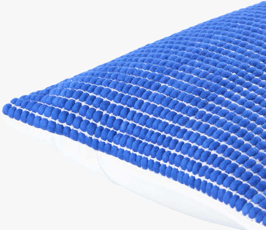 Trory Cobalt Blue Throw Pillow - Clearance