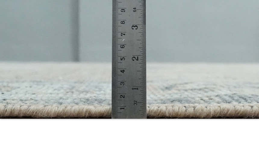 Custom Made Antique Style Peach, Ivory and Charcoal Hand knotted Traditional Wool Rug