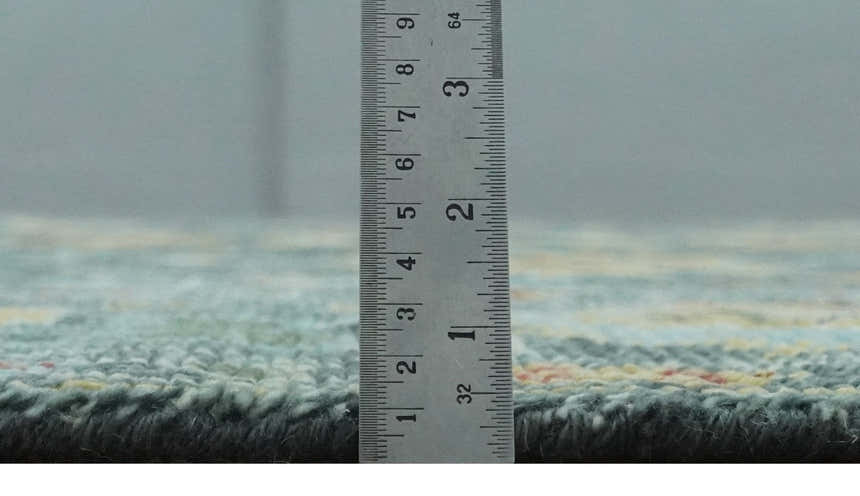 Custom Made Gray and Beige Hand knotted Traditional Oushak Multi Size wool Area Rug