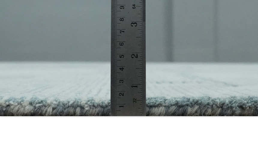 Custom Made Hand Tufted Ivory, Silver, Gray and Charcoal Modern Abstract Design Rug