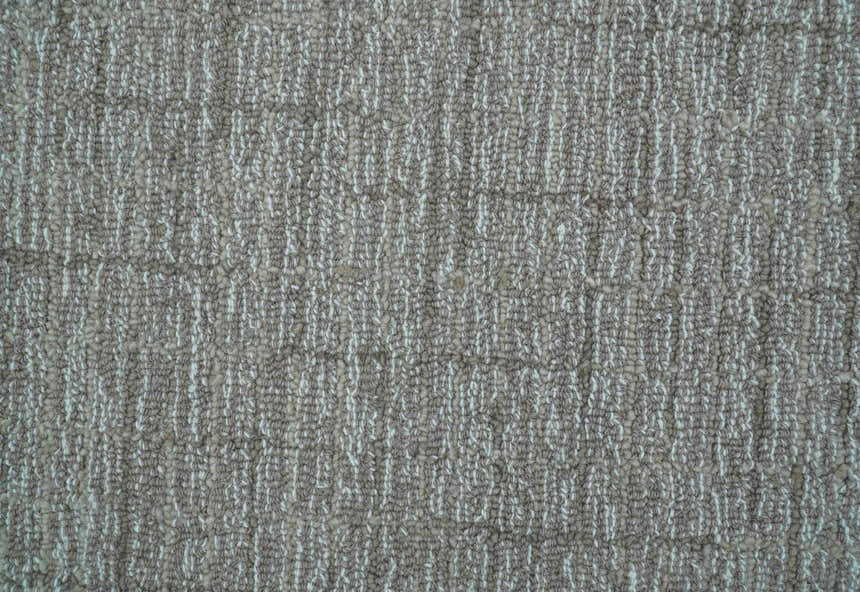 Custom Made Modern Style Brown Hand Tufted Wool Rug