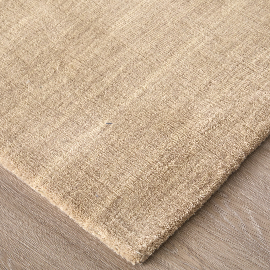 Feizy Luna Modern Solid - Tan Area Rug