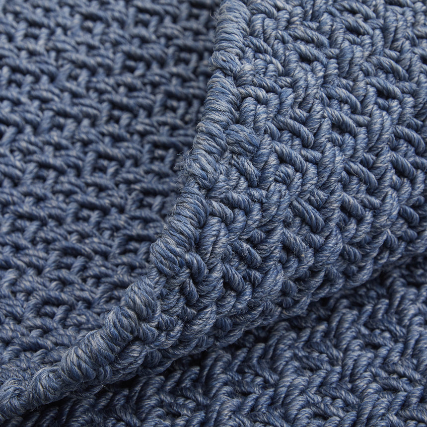 Feizy Tito Modern Solid - Blue Area Rug