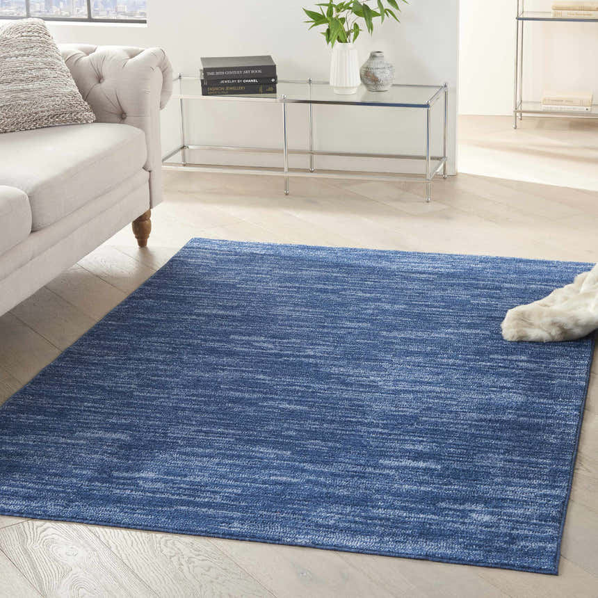 Nourison Essentials Navy Blue Outdoor Area Rug