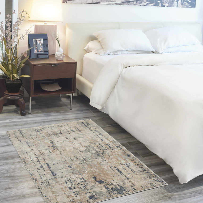 Nourison Quarry Beige Grey Modern Indoor Area Rug