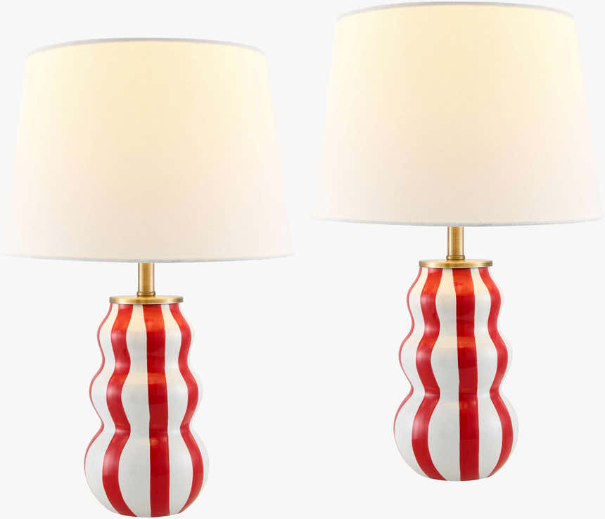 Flexeiras Red Table Lamp