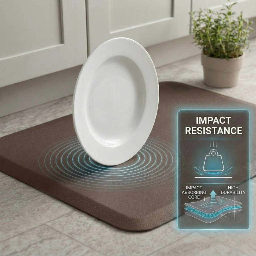 Anti-Fatigue Kitchen Mat, Brown