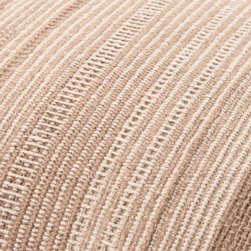Vumo Taupe Ombre Cotton Throw Pillow