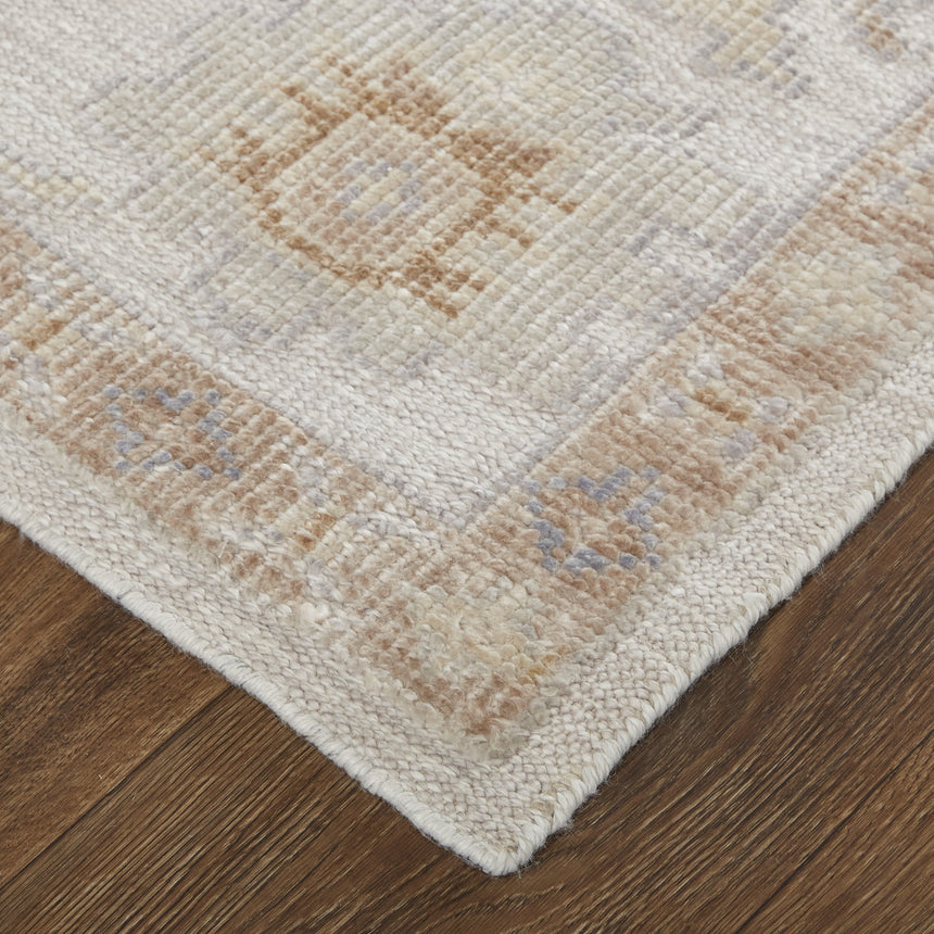 Feizy Wendover Transitional Oriental - Ivory/Orange Area Rug