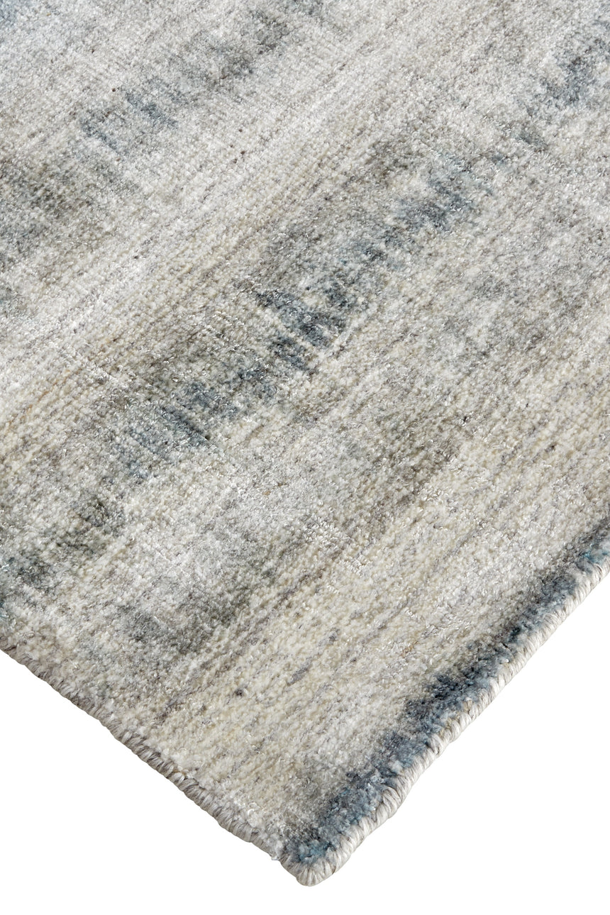 Feizy Mackay Transitional Stripes - Gray/Blue/Green Area Rug