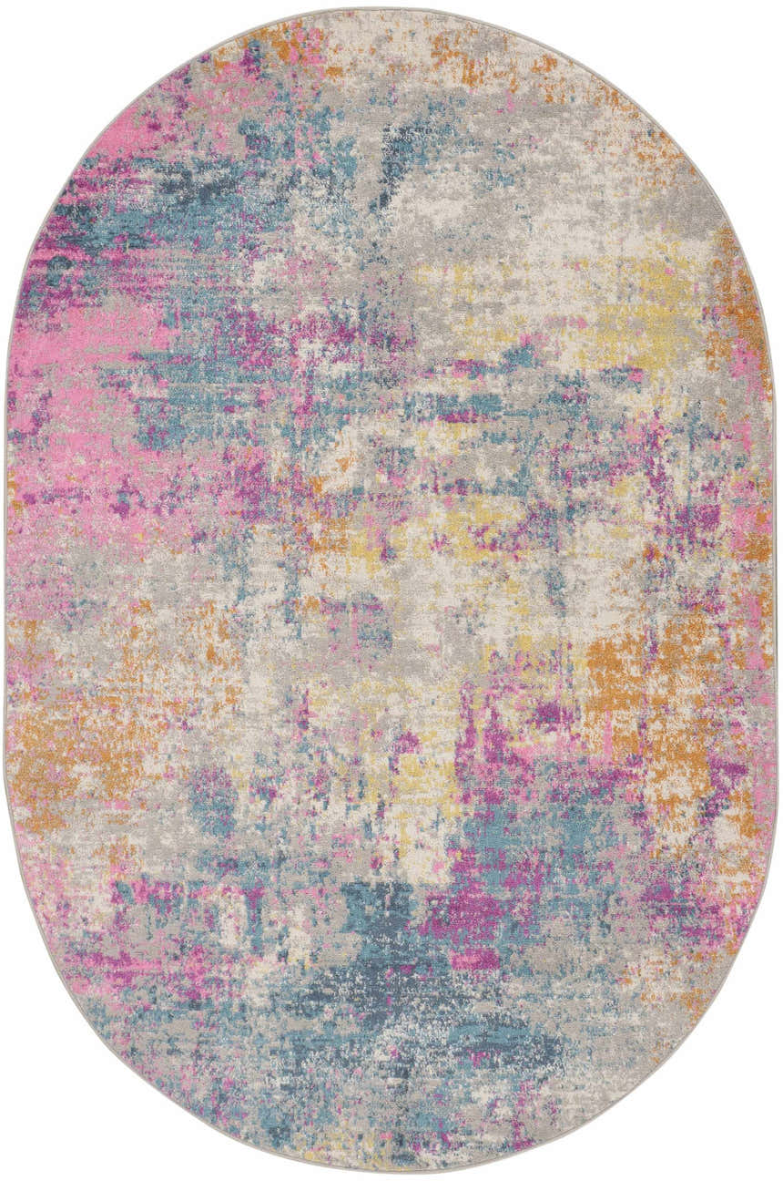 Nourison Passion Ivory Multicolor Modern Indoor Area Rug
