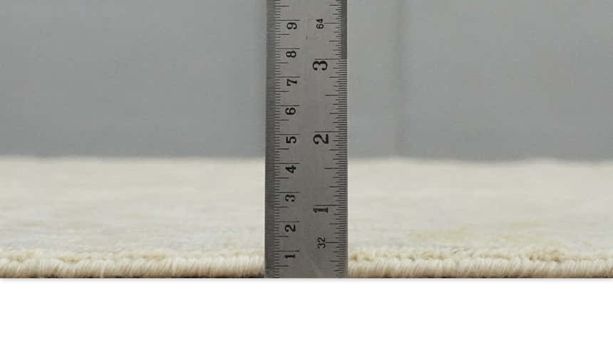 Earthy Neutral Traditional Beige and Silver Antique Style Hand knotted Wool Area Rug, Kids, Living Room and Bedroom Rug